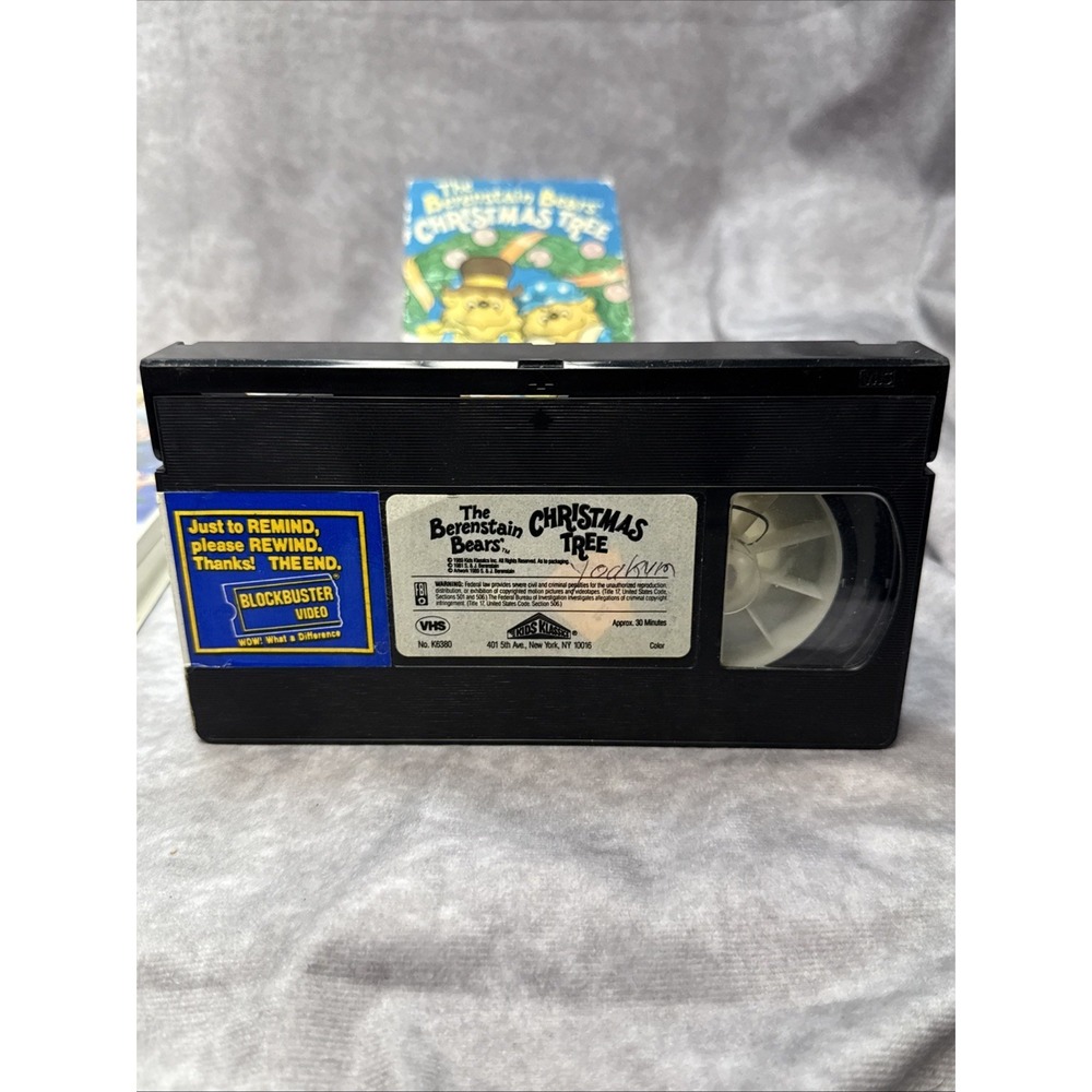 An All Dogs Christmas Carol 1998 & The Berenstain Bears Christmas Tree 1989 VHS - Picture 9 of 15